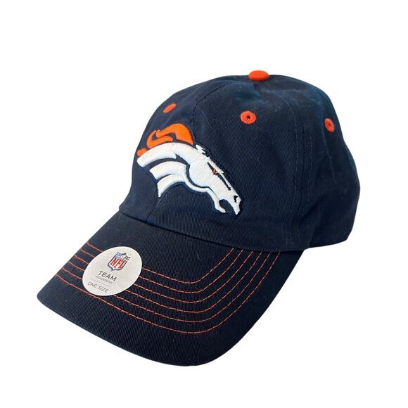 NFL Other - NWT Denver BRONCOS NFL Licensed Baseball Cap Hat Blue OS ADULT Team Headwear